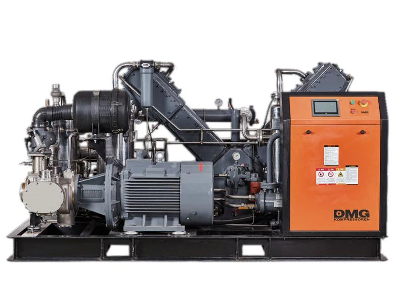 Oil free piston compressor